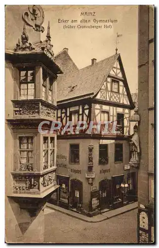 Cartes postales Mainz Erker am alten Gymnasium Fraher Cronenberger Hof