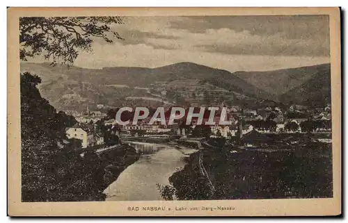 Cartes postales Bad Nassau a Lahn van berg Nasuau