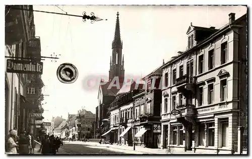 Cartes postales Offenbourg Rue Principale Haupstrasse