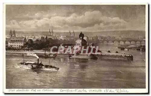 Cartes postales Das deutsche Eck in Coblenz