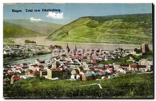 Cartes postales Bingen Total vom Schariachberg