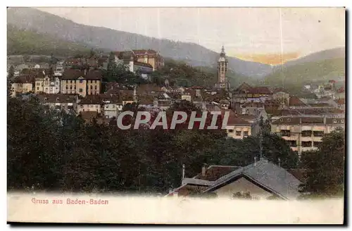 Cartes postales Gruss aus Baden Baden