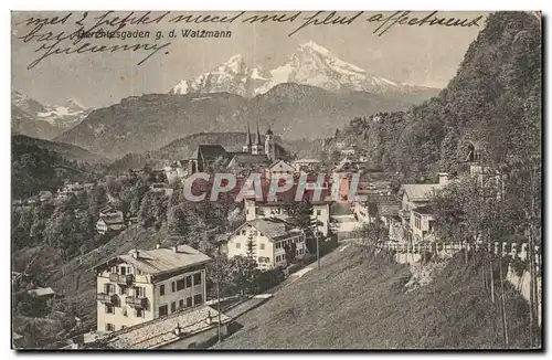 Cartes postales Berchtesgaden g d Watzman