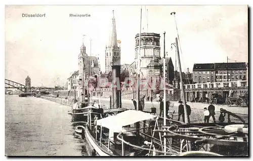 Cartes postales Dusseldorf Rheinpartie