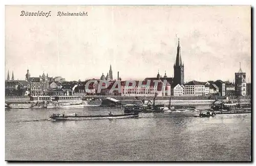 Cartes postales Dusseldorf Rheinansicht