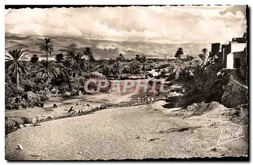 Ansichtskarte AK Algerie Paysages du Sud Oued dans la Pameraie