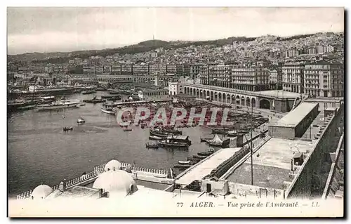 Cartes postales Algerie Alger Vue prise de l Amiraute