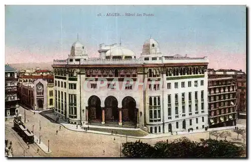 Cartes postales Algerie Alger Hotel des Postes