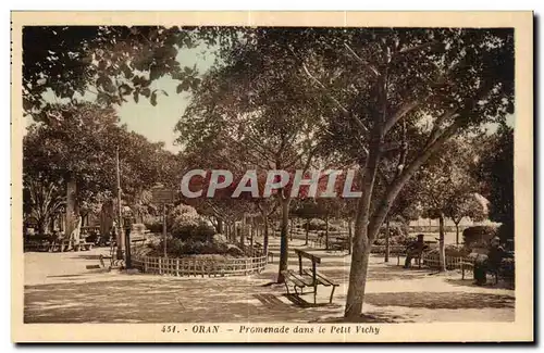 Cartes postales Algerie Oran - Promenade dans le Petit Vichy