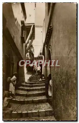 Ansichtskarte AK Algerie Alger - Une rue de la Casbah