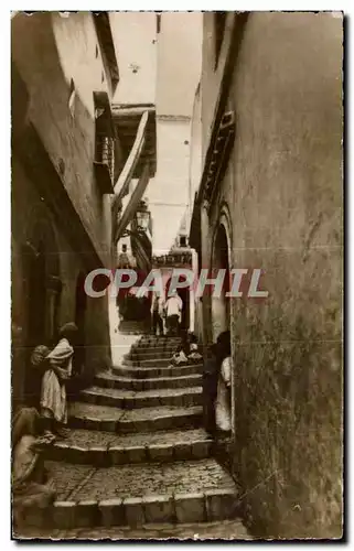 Cartes postales Algerie Alger - Une rue de la Casbah