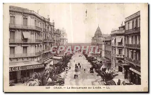 Cartes postales Algerie Oran - Le Boulevard du Lycee