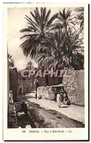 Cartes postales Algerie Biskra Rue a Bab Darb