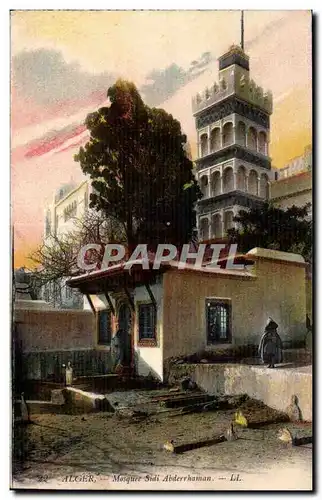 Cartes postales Algerie Alger Mosquee Sidi Abderrhaman