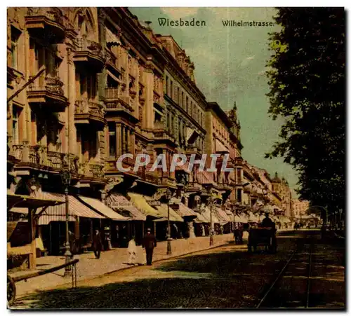 Cartes postales Wiesbaden Wilhelmstrasse