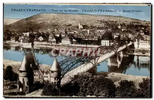 Cartes postales Traben Trarbach Pont sur la Moselle