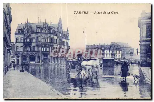 Cartes postales Treves Place de la Gare