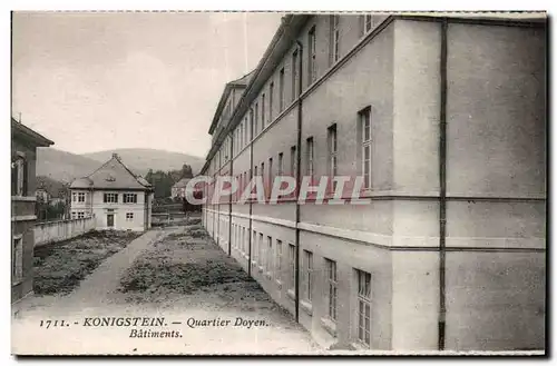 Cartes postales Konigstein Quartier Doyen Batiments