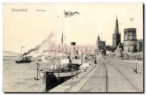 Cartes postales Dusseldorf Rheinufer