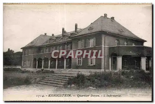 Cartes postales Konigstein Quartier Doyen L Infirmerie