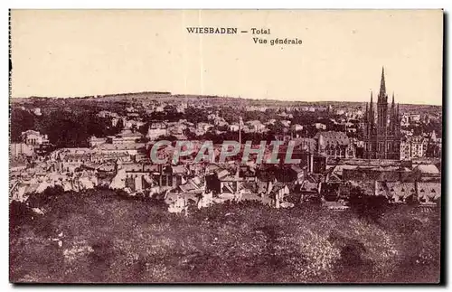 Cartes postales Wiesbaden Total Vue generale