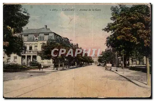 Cartes postales Landau Avenue de la Gare