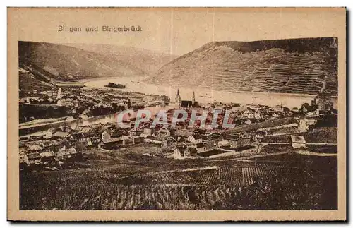 Cartes postales Bingen und Bingerbruck