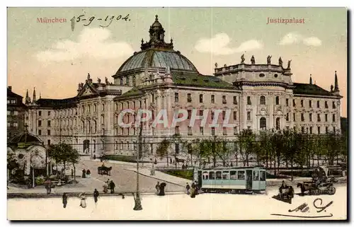 Cartes postales Munchen Justizpalast