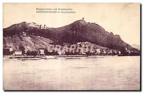 Cartes postales Konigswinter et Drachenfels