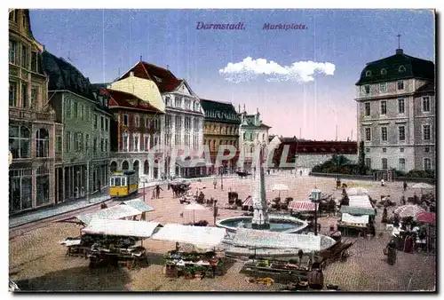 Cartes postales Darmstadt Marktplatz