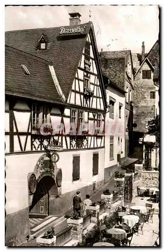Cartes postales Rudesheim am Rhein Drosselgasse Partie am Drosselhof