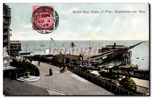 Cartes postales Birds Eye View of Pier Southend on Sea