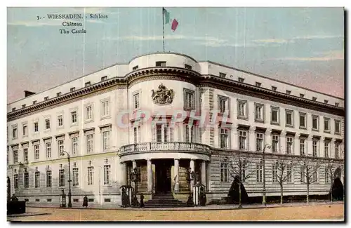 Cartes postales Wiesbaden Schloss Chateau