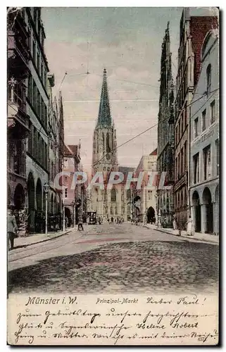 Cartes postales Munster I W prinzipal Markt