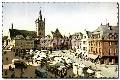 Cartes postales Treves La place du Marche