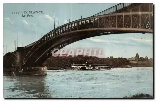 Cartes postales Coblence Le Pont