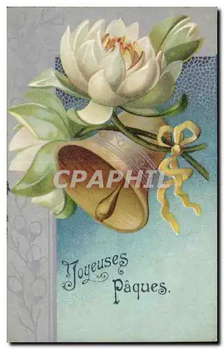 Cartes postales Fantaisie Fleurs Joyeuses paques Easter