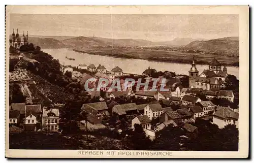 Cartes postales Remagen Mit Apollinariskirche