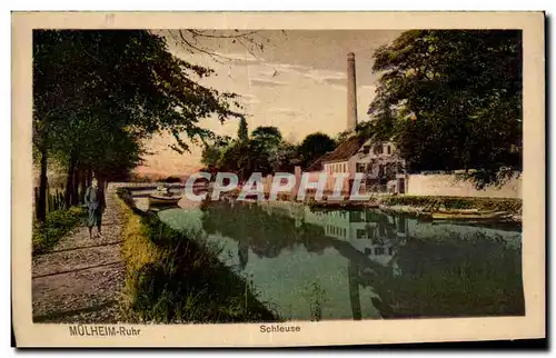 Cartes postales Mulheim Ruhr Schleuse