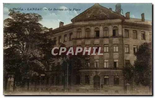 Cartes postales Landau La Bureau de la Place