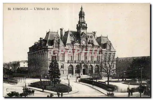 Cartes postales Limoges L Hotel de Ville