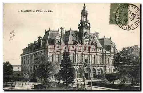 Cartes postales Limoges L Hotel de Ville