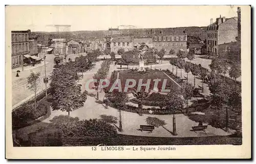 Cartes postales Limoges Le Square Jourdan