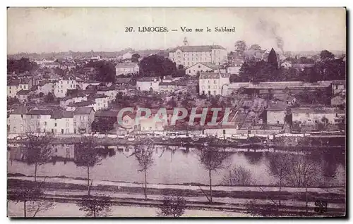 Cartes postales Limoges Vue sur le Sablard