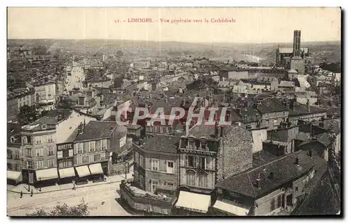 Cartes postales Limgoes Vue generale vers la cathedrale