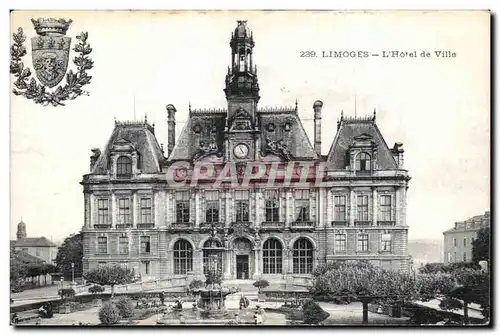 Cartes postales Limoges L Hotel de ville