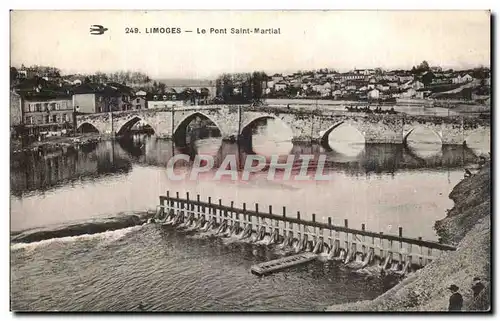 Ansichtskarte AK Limoges Le Pont Saint Martial