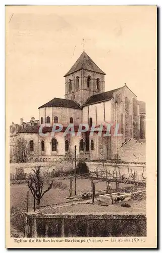 Ansichtskarte AK St Eglise de st savin sur gartempe (vienne) Les Abries(XI e s)