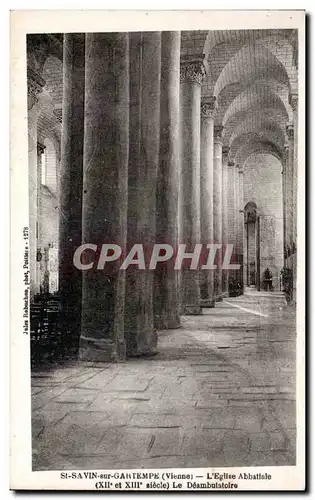 Cartes postales St savin sur gartempe (vienne) - L Eglise abbatiale (XIIe et XIIIe siecle) Le Deambulatoire