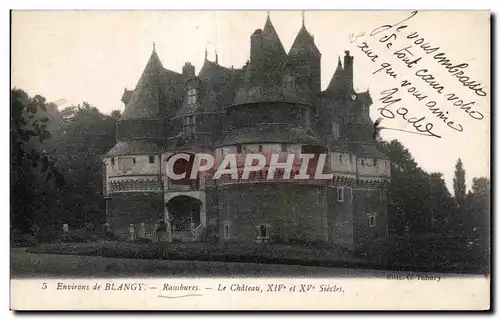 Ansichtskarte AK Environs de Blangy Rambures Le Chateau XIV et XV Siecles